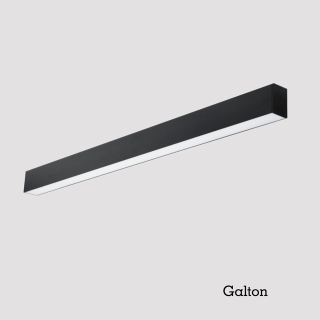 Galton Aluminum 40W 50W Led High Lumen Linear Profile System for Supermarket Office Warehouse Pendent Project Linkable Linear Light Indoor 