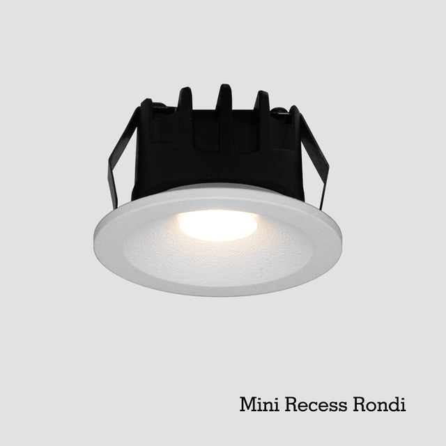 IP20 Round Mini Recess 3W Lights For Villa Residential Hotel Ambient Indirect Lighting