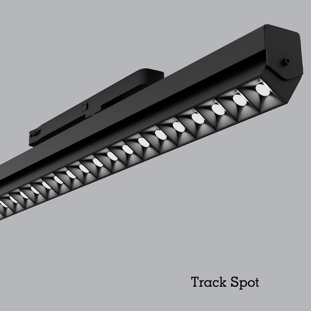Modern Recessed Track Lighting LED Integrated Track Spot Linear Light